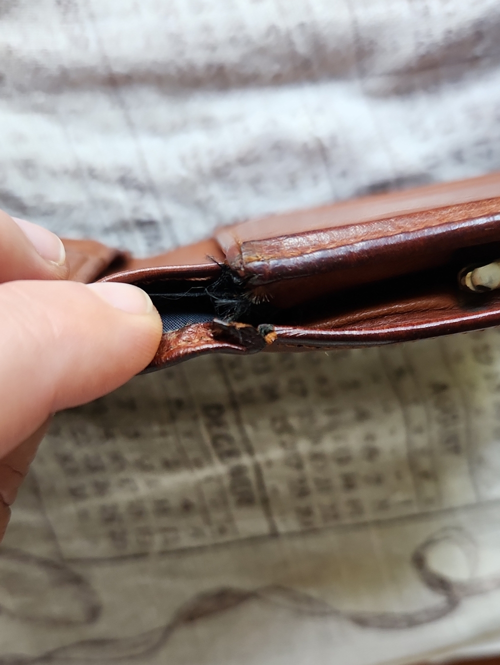 Coach Kisslock Tri-fold Wallet - Picture 10 of 11